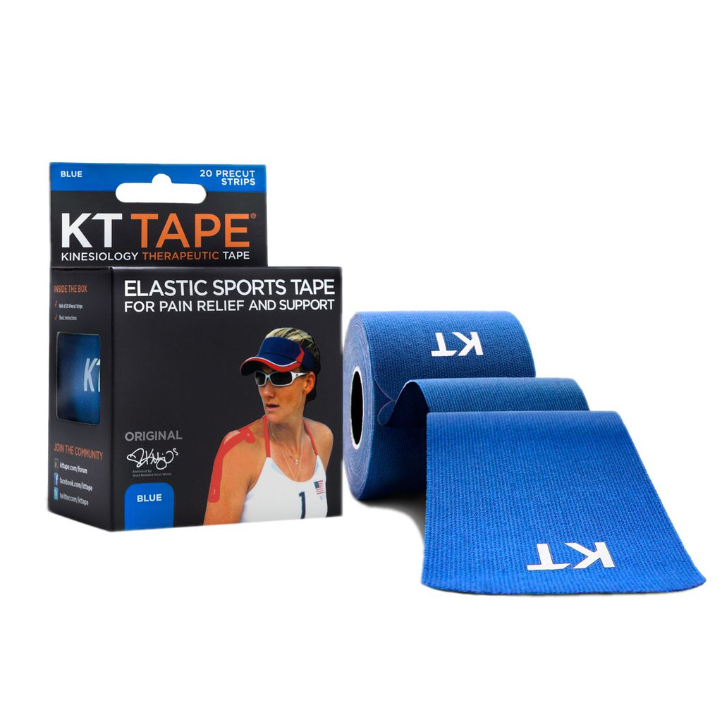 KT Tape Original - Pre-cut - Blue - 5cm x 5m