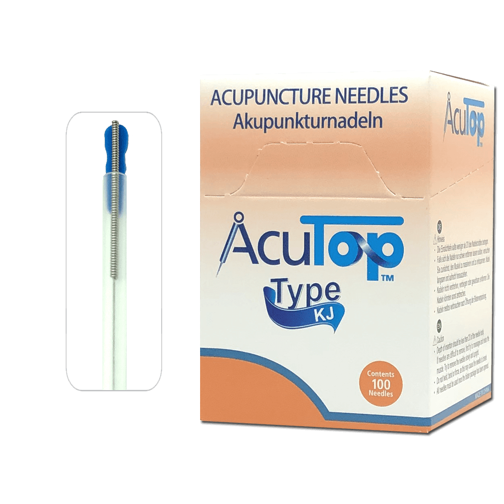Acutop - Acupunctuurnaalden Type KJ - Staal - Silicone coating | Intertaping.nl