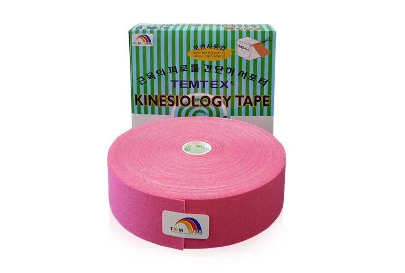Temtex Kinesiologie tape - XXL - Roze - 5cmx32m - Intertaping.nl