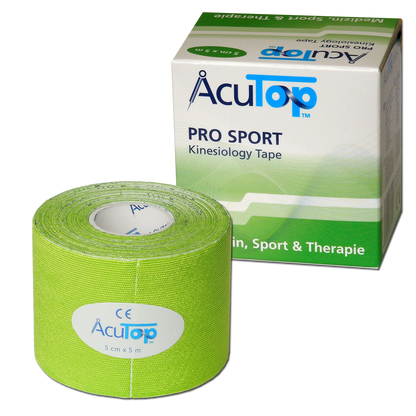 AcuTop Pro Sport - De beste sporttape - Groen - 5cm x 5m - Intertaping.nl