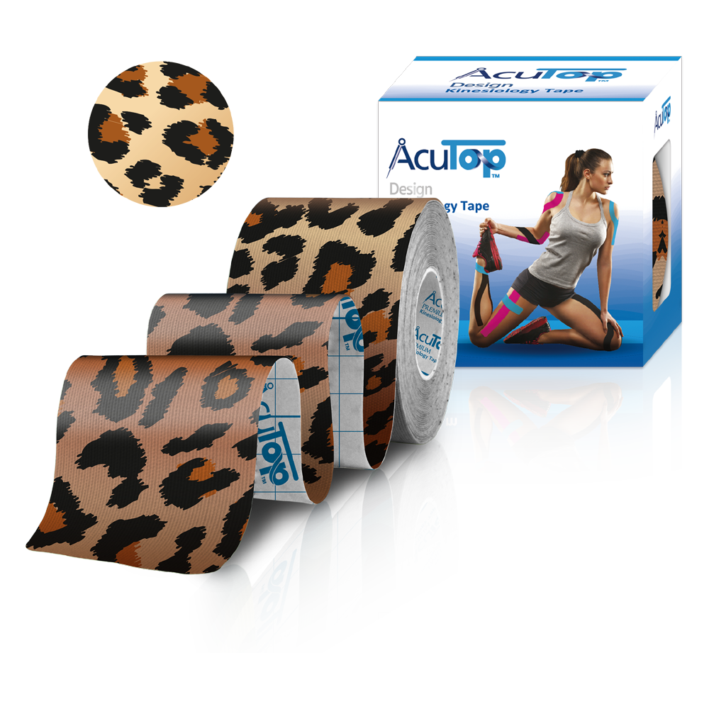 Acutop Classic Design Tape - Leopard - 5cm x 5m - Intertaping.nl